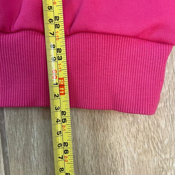 Def Leppard Hysteria Pink Crewneck Sweatshirt Women’s L Graphic Band Pullover - Picture 7 of 8